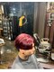 エムズ フォー メン(M'Z for men)の写真/話題のボルドーワインレッドをケアブリーチで実現！ダメージレスなトステア配合で上品な雰囲気に♪