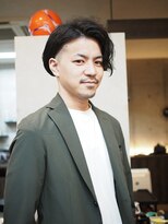 メンズ レオ 南森町店(men's LEO)&nbsp;6:4耳かけパーマスタイル