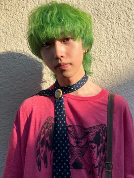 トナリ(tonari) ライトモスグリーン×マッシュウルフ