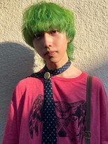 トナリ(tonari) ライトモスグリーン×マッシュウルフ