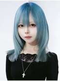 ペールブルー塩基ハイトーンブリーチ_F1583