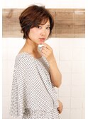 甘辛クールなショートボブ