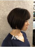 リアルカット☆小顔ショートボブ☆