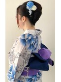 浴衣着付け、夜会アレンジ