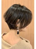 【石田勇士郎】横顔美人マニッシュショートネイビー