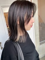 ナイーブヘアデザイン(NAiVE HAIR DESIGN)&nbsp;【NAiVE HAIR】切りっぱBOB×インナーカラー