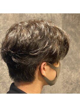 ヒロギンザ 横浜店(HIRO GINZA) センターパートパーマスタイル