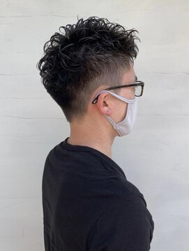 ロダット 横浜(LODAT by little) ショート×ナチュラルパーマ【LODAT横浜】