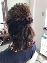 ヘアーズ ジール(hair's Zeal)&nbsp;大人女子☆ハーフアップアレンジ