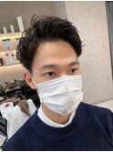 【メンズ】ツイストスパイラルパーマ/ツーブロック