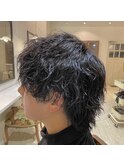 大阪波巻きパーマ　大阪メンズパーマ