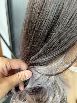 リドルヘアー 黒磯店(Riddle HAIR) インナーカラーグレー