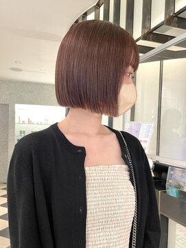 ラパンセ ブラン(LA PENSEE BRUN) 【LA PENSEE yuyama】大人可愛いミニボブピンク