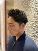 七三分け×刈り上げ