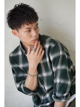 ロミーオム 本厚木(ROMMY. Homme) 刈り上げツーブロック短髪マッシュショートビジネスメンズヘア