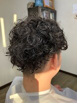 パーマ屋カラフル&nbsp;スパイラルツーブロックパーマ