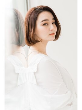 バルミー バイ エスドットブルーム 難波店(BALMY by S.BROOM) 【BALMY　難波】ナチュラルボブ×ラフスタイル