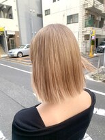 インデックスヘアーユー 錦糸町店(in'dex hair - U)&nbsp;ブロンドボブ[錦糸町/錦糸ブリーチ/錦糸町ハイトーン/派手髪]