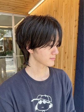 オアシス(oasis) 【oasisオグラ】メンズシースルーマッシュウルフカット