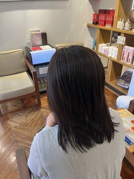 リシェールグリーン 越谷花田店(RICHAIR GREEN) 前髪/アンブレラカラー/こなれミディ/イメチェン/ウェーブパーマ