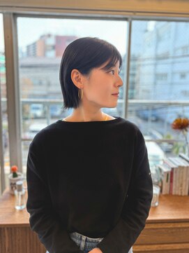 オンド 中目黒(ond) 耳掛けしてもコンパクトなぷつっとボブ