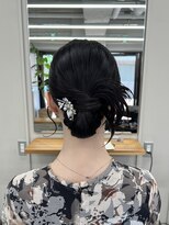 タイトなシンプルシニヨンカチモリ【清板】
