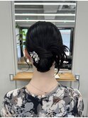 タイトなシンプルシニヨンカチモリ【清板】