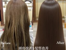 ヤマダ(YAMADA)の雰囲気（見せかけの美髪ではなく、水光ジェットで浸透させ頭皮環境改善）