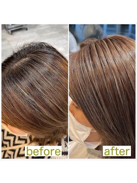 ステラバイケンジ 藤沢(STELLA by KENJE) 白髪ぼかし