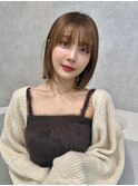 レイヤーボブ×シースルーバング