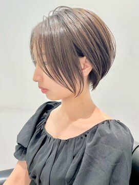 ジ エクト 心斎橋(The Ect) 似合わせショート/くすみベージュ/刈り上げショート