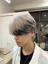 ノートエートル 西金沢(Nought etre)&nbsp;メンズエンドカラー10代20代ハイトーンブリーチカラー