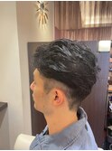オールバックショート