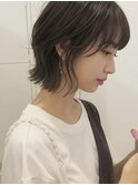 フェイスフレーミングルーツカラー天使の羽バングネオウルフボブ