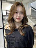 ミディアムレイヤーハッシュ韓国吉祥寺　kanon