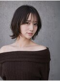 シースルーバング/艶髪/小顔カット/顔まわりレイヤー