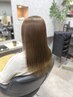 【ダメージレスな柔らかい縮毛矯正】カット+プレミアム美髪矯正