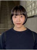 ミニボブ、切りっぱなしボブ