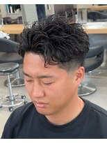 ブラック 渋谷(BLUCK)&nbsp;オールバックパーマ
