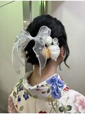 卒業式ヘア/袴着付け/まとめ髪アレンジ/横浜