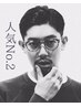 【メンズ人気No.2】似合わせカット＋極楽炭酸ヘッドスパ15min￥8,800