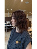 ビスポーク(BESPOKE)&nbsp;ミディアムレイヤー×パーマ