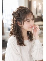 アーダー 郡山駅前店(ADER) ルーズ編み込みハーフアップ