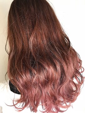 ヘアカロン 熊本本店(Hair CALON) ベリーピンクベージュ