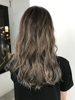 フォーク(FOLK)&nbsp;恵比寿_外国人風ハイライトバレイヤージュ_ブロンドベージュ