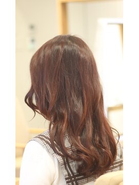 ポッシュ(poche) レッドブラウンロング