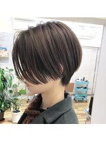 レンク(LENC)&nbsp;Coast.ハンサムショート×ミルクティーベージュ