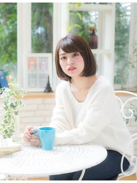 オーブ ヘアー アムール 学芸大学店(AUBE HAIR amour) 大人かわいい☆透明感のあるボブディ