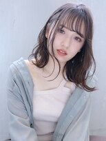 アイティー バイ アルバム 中野店(IT by ALBUM)&nbsp;ふんわりウェーブ_クールショートピンクベージュボブルフ_68075