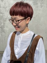 コーディアルヘア 白川本店(Cordial hair)&nbsp;マッシュと赤髪